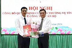Công bố quyết định của Ban Thường vụ Tỉnh ủy về công tác cán bộ tại xã Bình Thuận