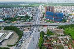 Hầm chui gần 750 tỷ đồng ở cửa ng&otilde; ph&iacute;a Đ&ocirc;ng H&agrave; Nội dần lộ diện