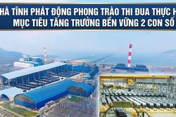 Hà Tĩnh phát động phong trào thi đua thực hiện mục tiêu tăng trưởng bền vững '2 con số'