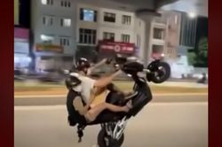 Xác minh nhóm thanh thiếu niên có hành vi 'bốc đầu xe'