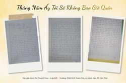 Tháng năm ấy tôi sẽ không bao giờ quên