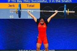 Cử tạ trẻ Việt Nam ghi dấu ấn, Mấu Thị Bảy giành cú đúp HCĐ