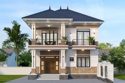 Chi phí xây nhà mái Nhật 2 tầng 70m² khoảng bao nhiêu