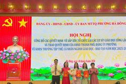 Hà Đông còn 21 trường công lập sau sắp xếp