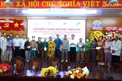 Phẫu thuật mắt miễn phí cho 150 bệnh nhân nghèo tại An Giang