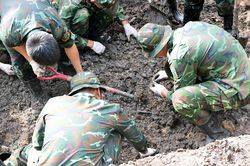 Quy tập thêm 12 bộ hài cốt liệt sĩ tại Công viên Lê Thị Riêng