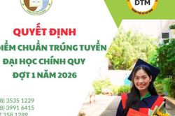 Điểm chuẩn Trường Đại học Tài nguyên và Môi trường TPHCM 2026