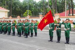[Ảnh] Tiểu đoàn 180 tích cực luyện tập phục vụ chương trình 'Tổ quốc trong tim'
