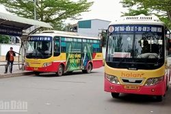 Thái Nguyên thúc đẩy vận tải hành khách công cộng bằng xe buýt điện