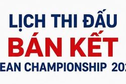 Lịch thi đấu bán kết ASEAN Championship 2026: Việt Nam gặp Malaysia