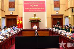 Đoàn kiểm tra, giám sát số 221 của Bộ Chính trị, Ban Bí thư làm việc với Ban Thường vụ Đảng ủy Bộ đội Biên phòng