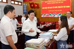 Đoàn kiểm tra, giám sát số 228 của Bộ Chính trị, Ban Bí thư làm việc tại tỉnh Tây Ninh: Chủ động chuẩn bị đội ngũ cán bộ đáp ứng yêu cầu nhiệm vụ mới