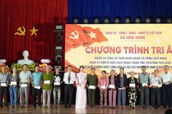 Xã Hòa Vang tri ân người có công, gia đình chính sách