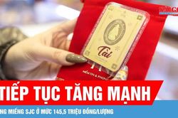 Sáng 11-8: Giá vàng trong nước tăng mạnh, thu hẹp chênh lệch với giá vàng thế giới