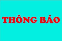 Ban Quản lý dự án Đầu tư Xây dựng phường Phước Thắng Thông báo