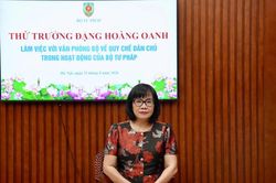 Hoàn thiện Quy chế dân chủ trong hoạt động của Bộ Tư pháp