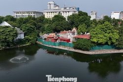 Di dời 32 hộ dân, trả lại không gian kiến trúc cho di tích ven hồ Thiền Quang