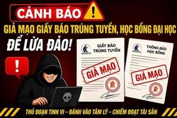 Công an TPHCM lật tẩy chiêu trò giả giấy trúng tuyển, học bổng để lừa đảo