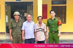 Công an Hà Tĩnh giúp người đàn ông đi lạc gần 1.000 km trở về nhà