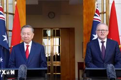 Tổng Bí thư, Chủ tịch nước Tô Lâm và Thủ tướng Australia gặp gỡ báo chí