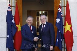Tổng Bí thư, Chủ tịch nước Tô Lâm gặp hẹp Thủ tướng Australia