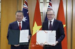 Tổng Bí thư, Chủ tịch nước Tô Lâm và Thủ tướng Australia trao tuyên bố chung
