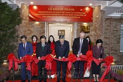 Tổng Bí thư, Chủ tịch nước Tô Lâm dự Lễ khánh thành trụ sở mới Đại sứ quán Việt Nam tại Australia