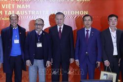 Tổng Bí thư, Chủ tịch nước Tô Lâm gặp gỡ cộng đồng người Việt Nam tại Australia và Solomon