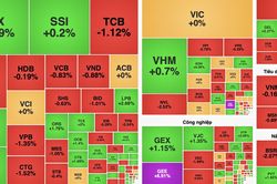 Áp lực bán gia tăng, VN-Index quay đầu giảm