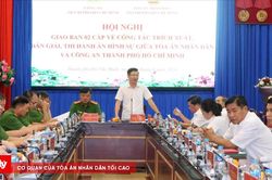 TAND và Công an TP.HCM phối hợp tháo gỡ vướng mắc trong trích xuất, dẫn giải và thi hành án hình sự