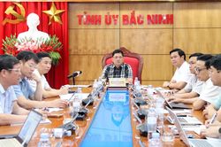 B&iacute; thư Tỉnh ủy Bắc Ninh Nguyễn Hồng Th&aacute;i: Chủ động c&aacute;c giải ph&aacute;p bảo đảm ti&ecirc;u tho&aacute;t nước cho c&aacute;c khu c&ocirc;ng nghiệp