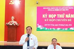 HĐND xã Quế Sơn Trung thông qua 4 nghị quyết phục vụ phát triển kinh tế - xã hội ở địa phương