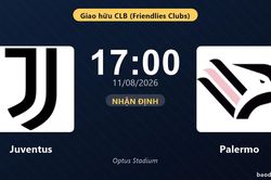 Nhận định Juventus vs Palermo: đội hình dự kiến
