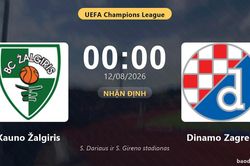 Nhận định Kauno Žalgiris vs Dinamo Zagreb: đội hình dự kiến