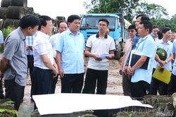 Phó Bí thư Thường trực Tỉnh ủy Lê Thành Đô kiểm tra, thực địa một số công trình, dự án
