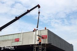 Chính thức tháo dỡ trạm thu phí cầu Đồng Nai