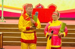 55 học viên tham gia lớp tập huấn hô, hát bài chòi dân gian