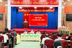 Đảng ủy phường Diên Hồng tổ chức Hội nghị cán bộ chủ chốt về công tác quy hoạch cán bộ