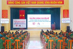 Bộ Chỉ huy Quân sự tỉnh Khánh Hòa truyền thông về phòng, chống tác hại của thuốc lá