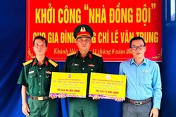 Khởi công xây dựng “Nhà đồng đội” cho quân nhân ở xã Vạn Ninh