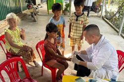 Tập huấn phòng, chống và loại trừ sốt rét tại xã Trung Khánh Vĩnh và Bắc Khánh Vĩnh