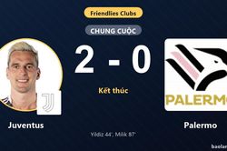 Thắng thuyết phục Palermo 2-0, Juventus chạy đ&agrave; thuận lợi tại Perth