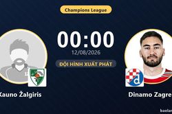 TRỰC TIẾPTrực tiếp Kauno Žalgiris vs Dinamo Zagreb: Trận đấu đang diễn ra