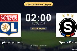 Nhận định Olympique Lyonnais vs Sparta Praha: đội hình dự kiến