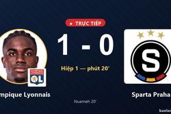 TRỰC TIẾPTrực tiếp Olympique Lyonnais vs Sparta Praha: mất người