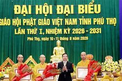 Đại hội đại biểu Gi&aacute;o hội Phật gi&aacute;o Việt Nam tỉnh Ph&uacute; Thọ lần thứ I, th&agrave;nh c&ocirc;ng tốt đẹp