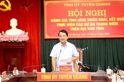 Cần có quyết tâm cao, giải pháp quyết liệt thực hiện các dự án trọng điểm