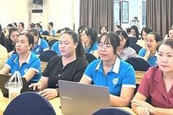Trang bị kỹ năng số cho cán bộ Hội phụ nữ