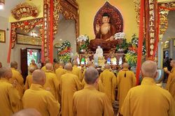 Tây Ninh: Trang nghiêm Lễ khánh tạ Tam bảo chùa Phước Đức - xã Vàm Cỏ
