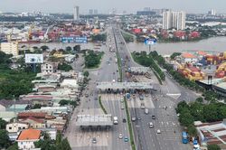 Bắt đầu tháo dỡ trạm thu phí cầu Đồng Nai, vẫn duy trì 4 làn xe trên QL1
